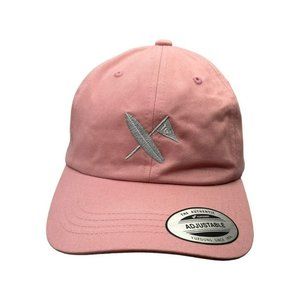 Surf and Turf Golf Hat Adjustable Women’s Pink NWT Cotton Embroidered Clean